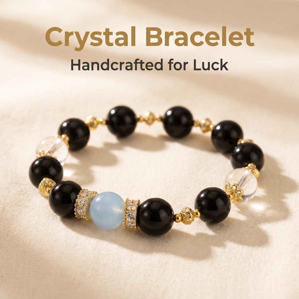 💫 Daily Wear Crystal Bracelet 💫 Good Luck Positive Energy Handmade Wrist Accessory
