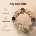 🌸 Handmade Crystal Bracelet For Daily Wear Good Luck Charm 🌸