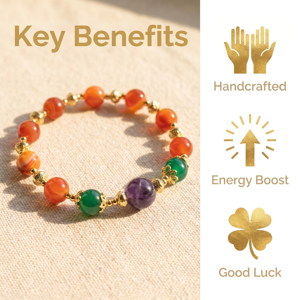 🌸 Dainty Multicolor Crystal Bracelet For Daily Wear Good Vibes All Day