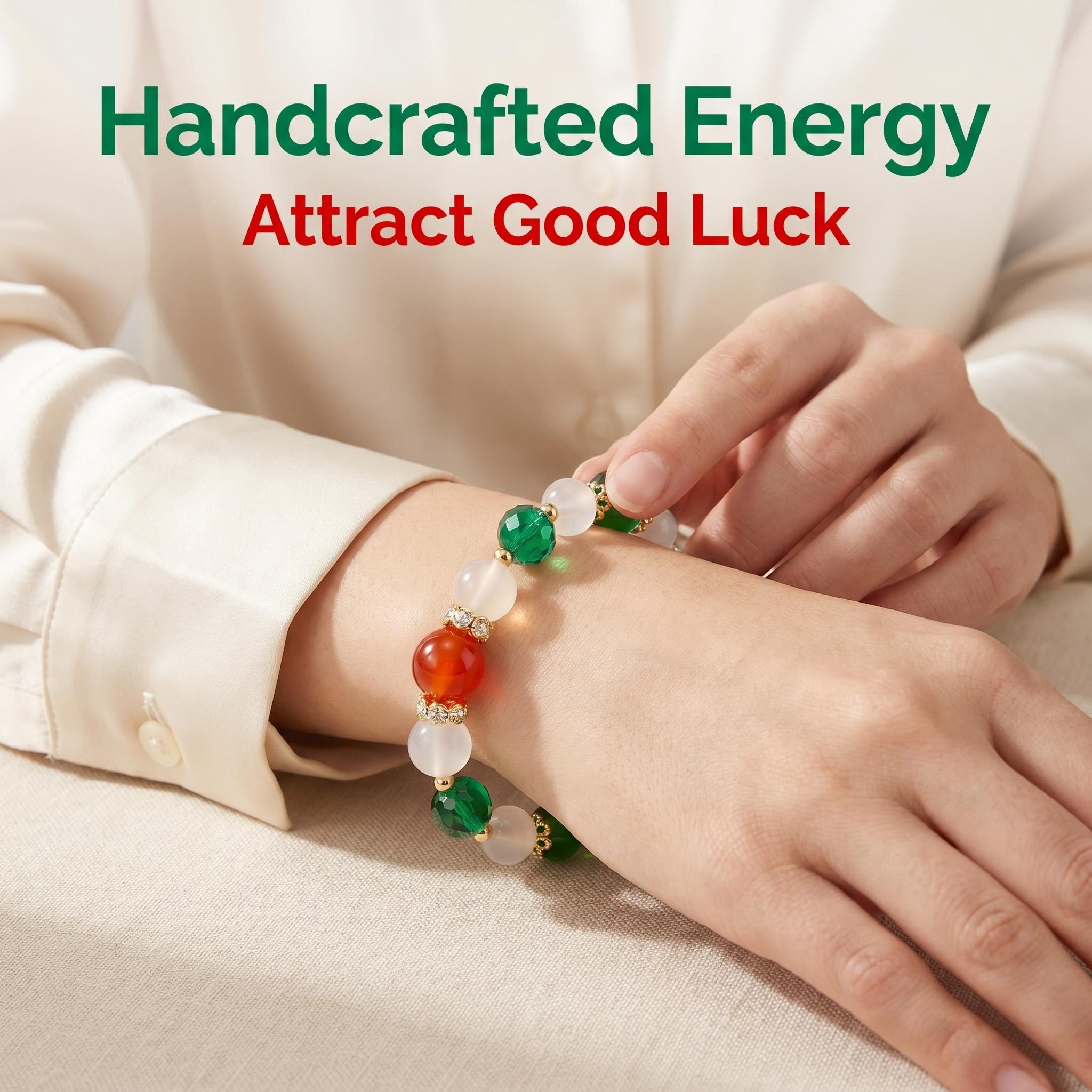 💫 Handmade Crystal Bracelet Get Good Vibes For Daily Outing Meditation Gifting 💫